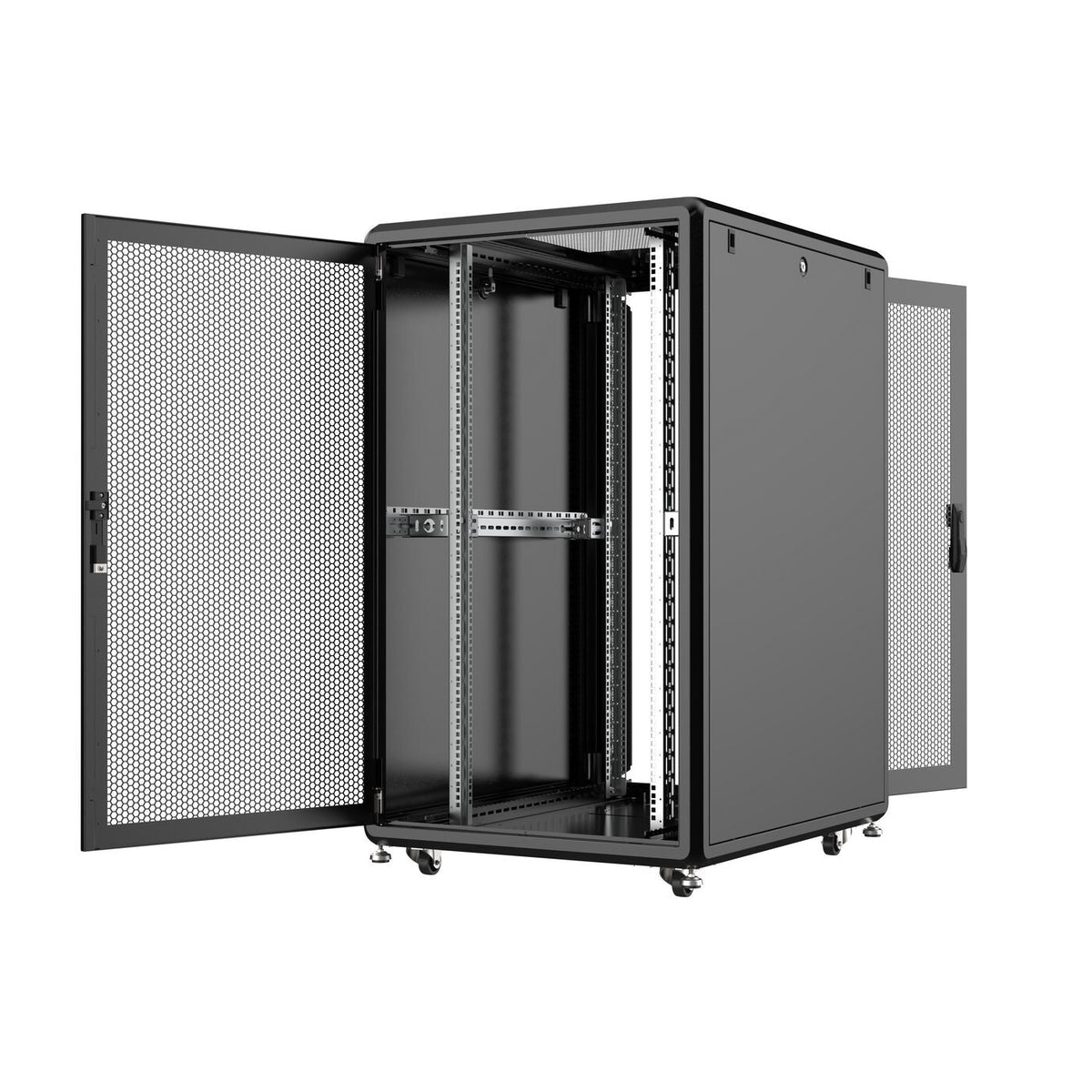 Lanview RSL26U81BL rack cabinet 26U Freestanding rack Black
