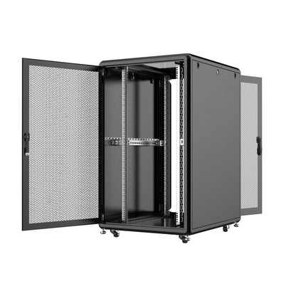 Lanview RSL26U81BL rack cabinet 26U Freestanding rack Black