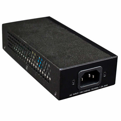 Intellinet Gigabit High-Power PoE+ Injector, 1 x 30 W, IEEE 802.3at/af Power over Ethernet (PoE+/PoE)