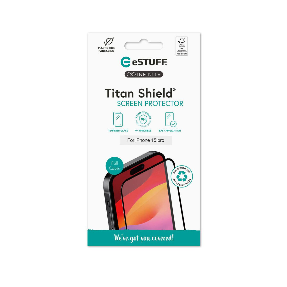 eSTUFF ES501406 mobile phone screen/back protector Apple 1 pc(s)