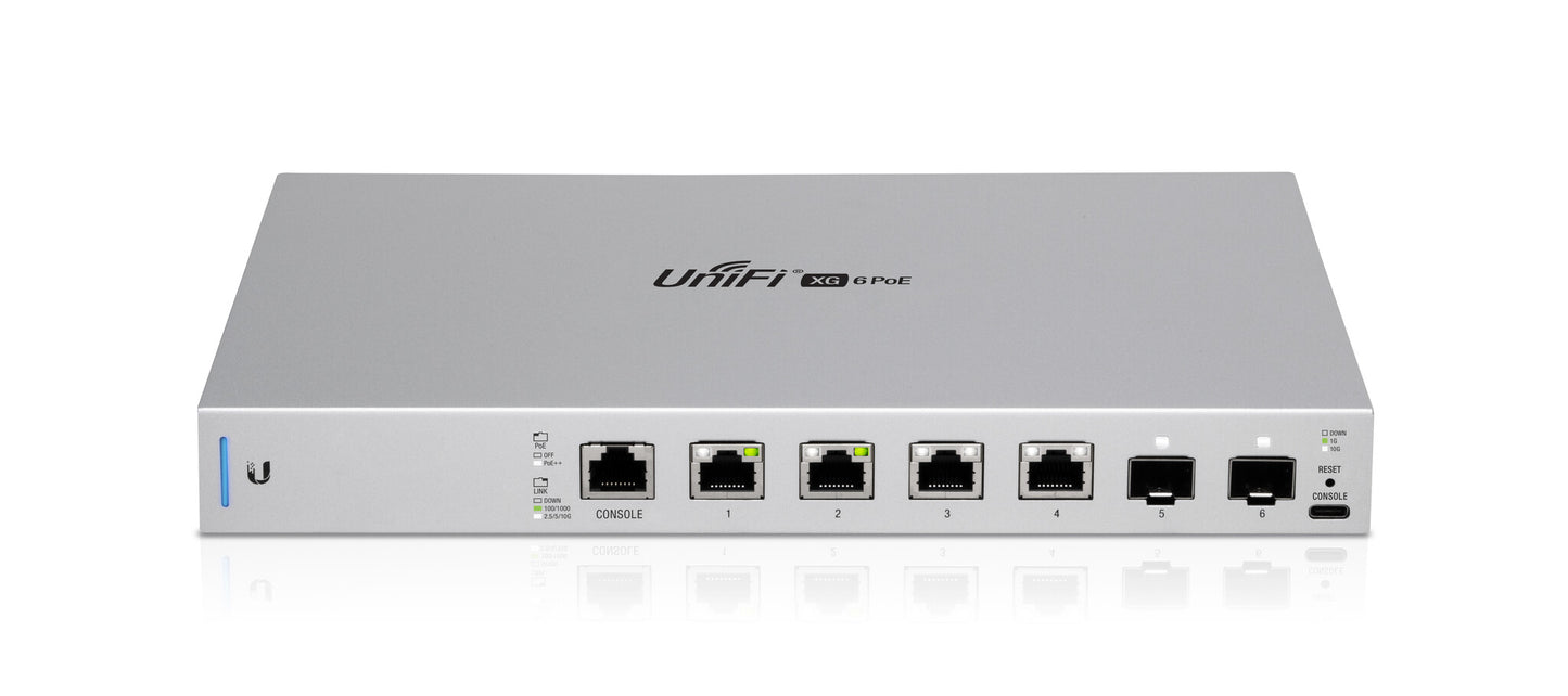 Ubiquiti UniFi US-XG-6POE network switch Managed 10G Ethernet (100/1000/10000) Power over Ethernet (PoE) 1U Grey