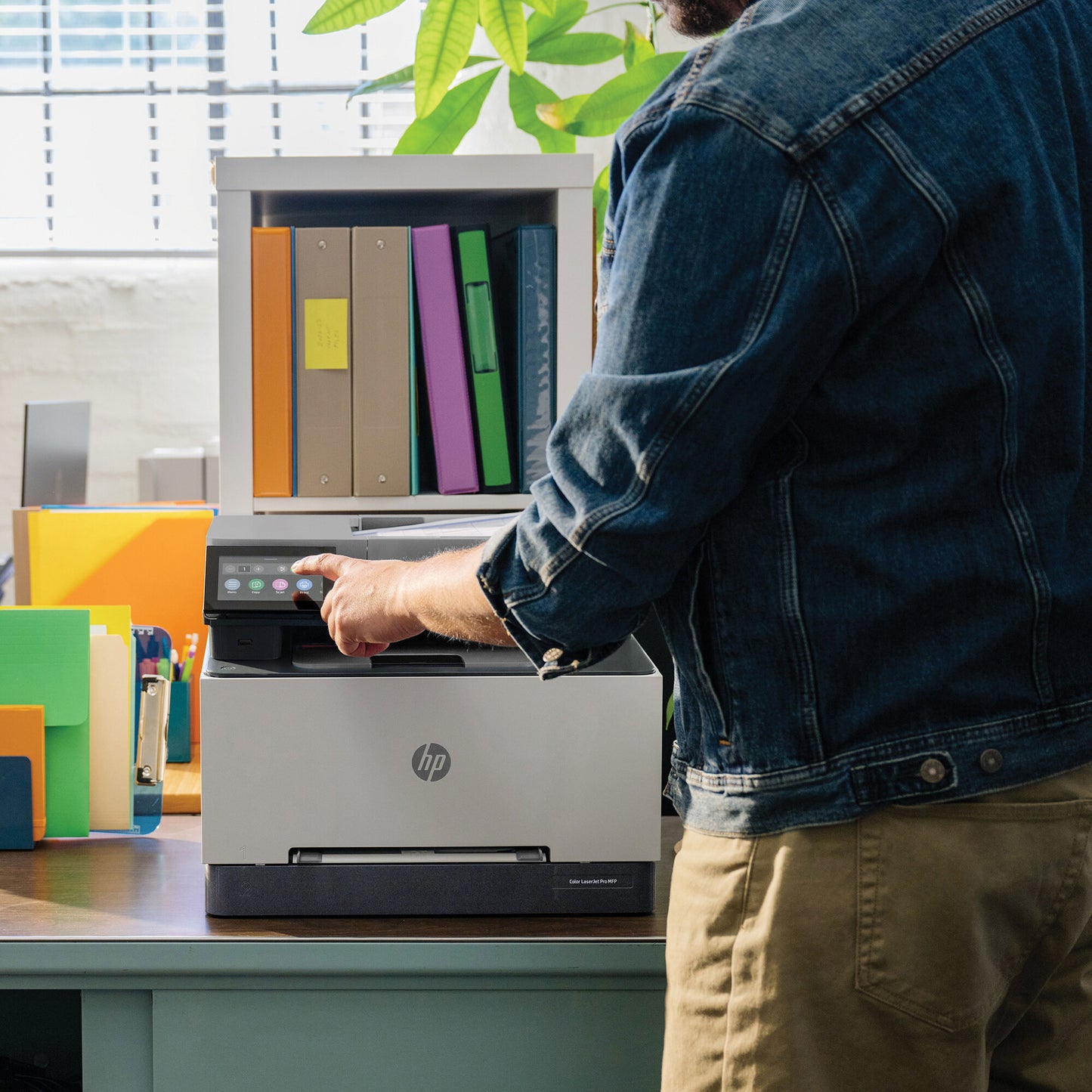 HP LaserJet Pro 3302fdn Multifunction Color Printer, Ethernet Only; Copier, Scanner