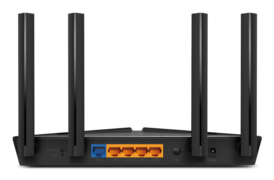 TP-Link Archer AX58 wireless router Gigabit Ethernet Dual-band (2.4 GHz / 5 GHz) Black