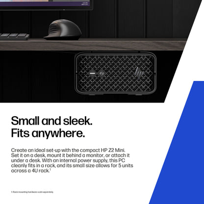 HP Z2 G1a Copilot+ PC AMD Ryzen AI Max+ PRO PRO 395 64 GB LPDDR5x-SDRAM 2 TB SSD Windows 11 Pro Mini PC Workstation AI Workstation, AI PC Black
