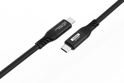 Microconnect USB4CC1-240W-80GBPS USB cable USB4 Gen 3x2 1 m USB C Black