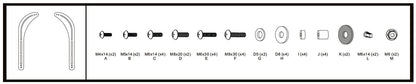 Vivolink VLMSB3270 speaker mount TV bracket Black
