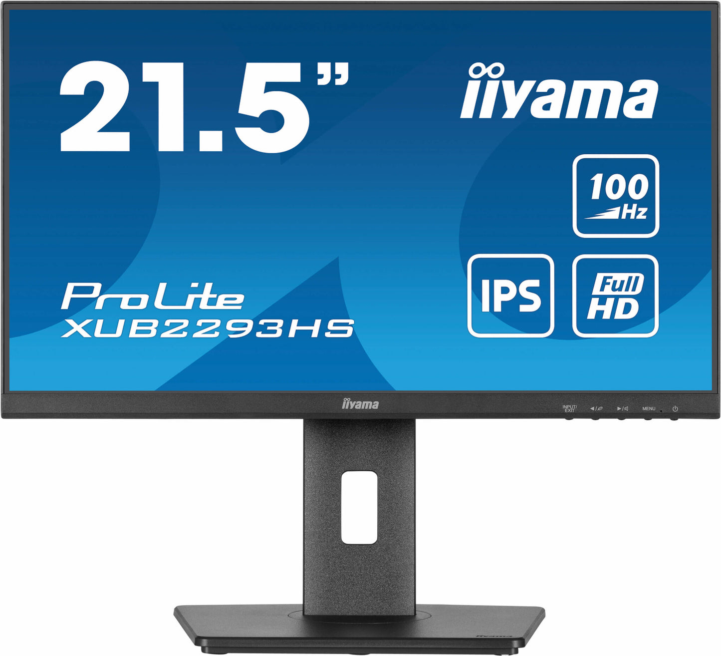 iiyama ProLite XUB2293HS-B6 computer monitor 54.6 cm (21.5") 1920 x 1080 pixels Full HD LED Black