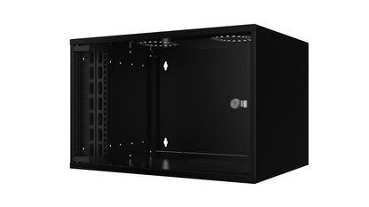 Lanview RUM07U40MNBL rack cabinet 7U Wall mounted rack Black