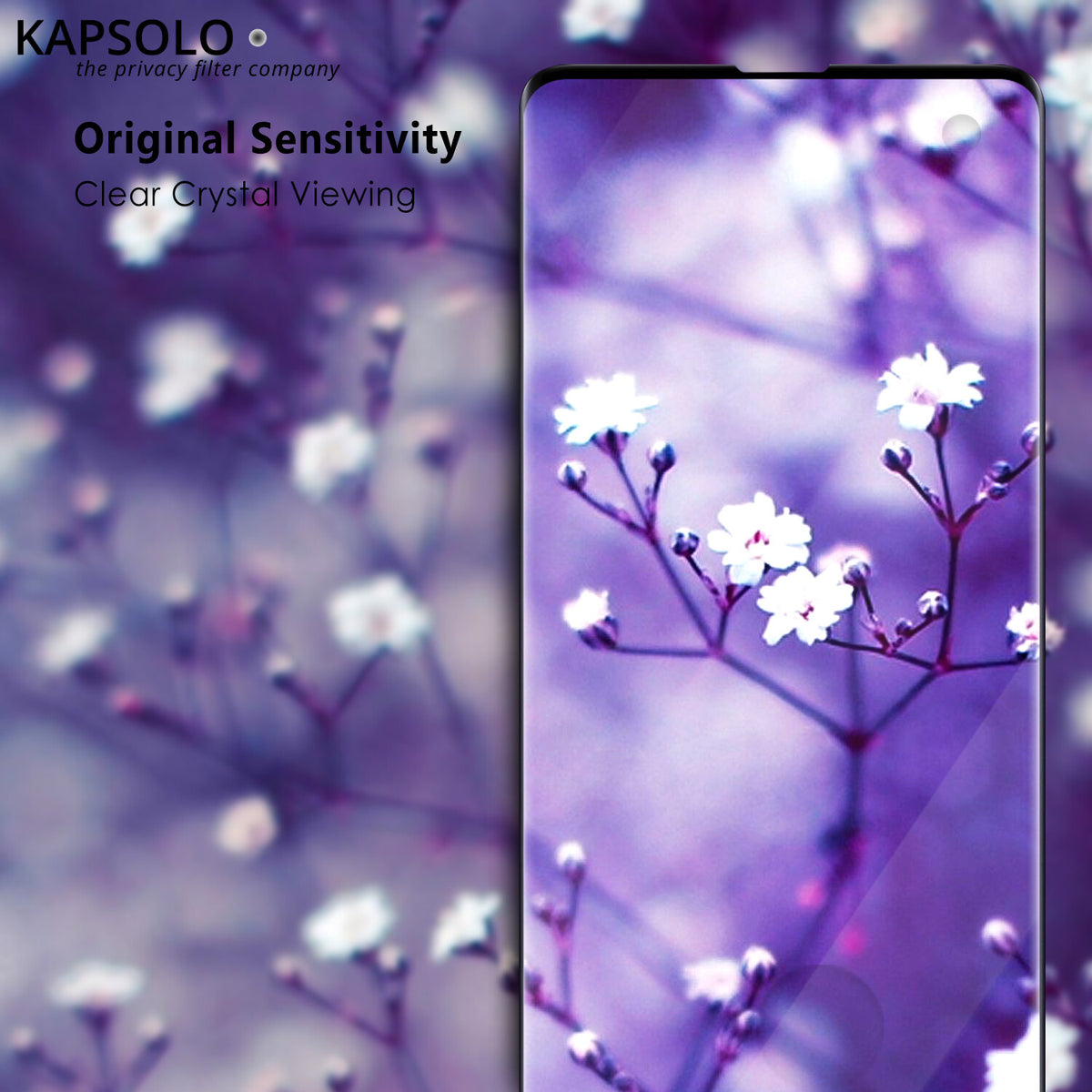 KAPSOLO Tempered GLASS iPhone 13 PRO MAX Ultimate curved Sreen Protection