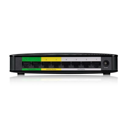 Zyxel GS-108S v2 Unmanaged Gigabit Ethernet (10/100/1000) Black