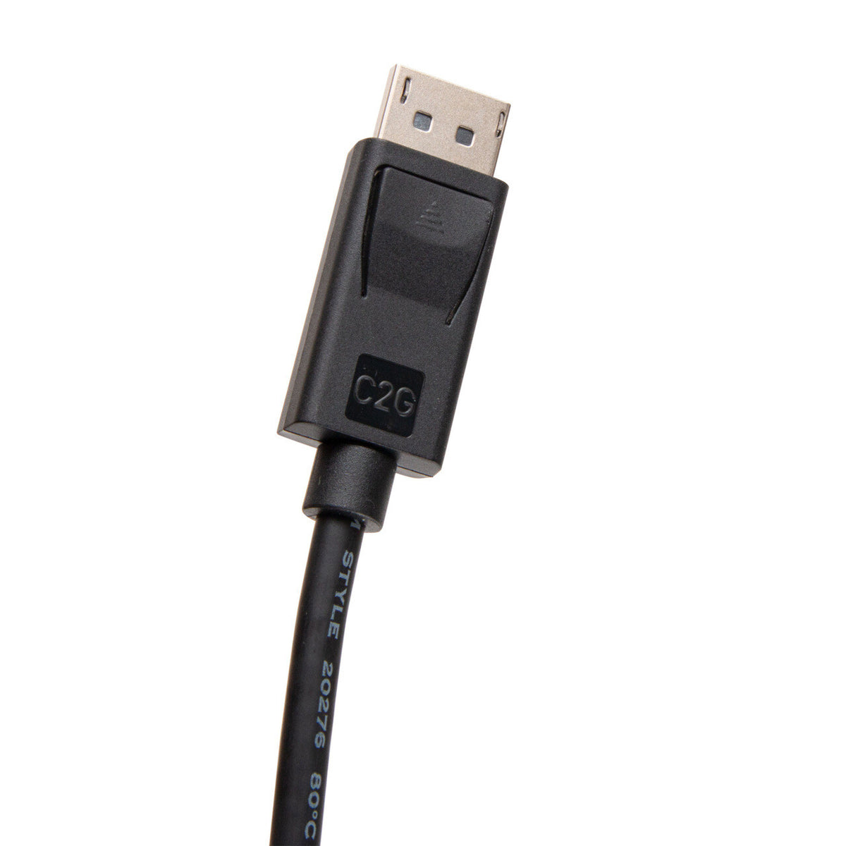 C2G 3ft (0.9m) DisplayPortTM Cable with Latches 4K 60Hz UHD M/M - Black