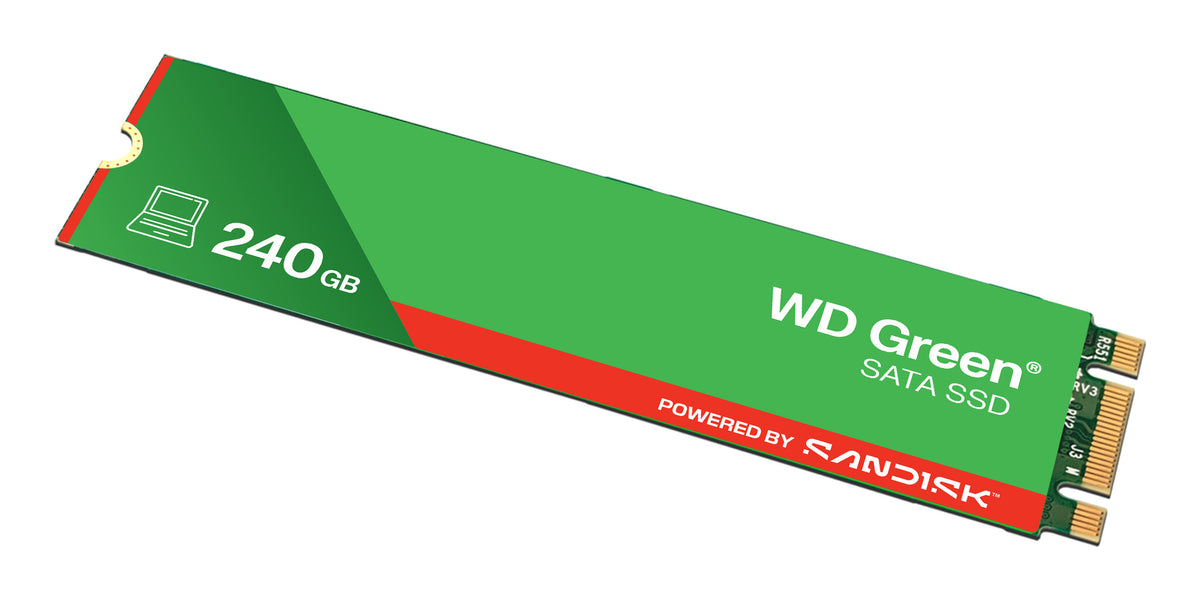 Western Digital Green WD ™ SATA SSD M.2 2280 POWERED BY SANDISK 240 GB