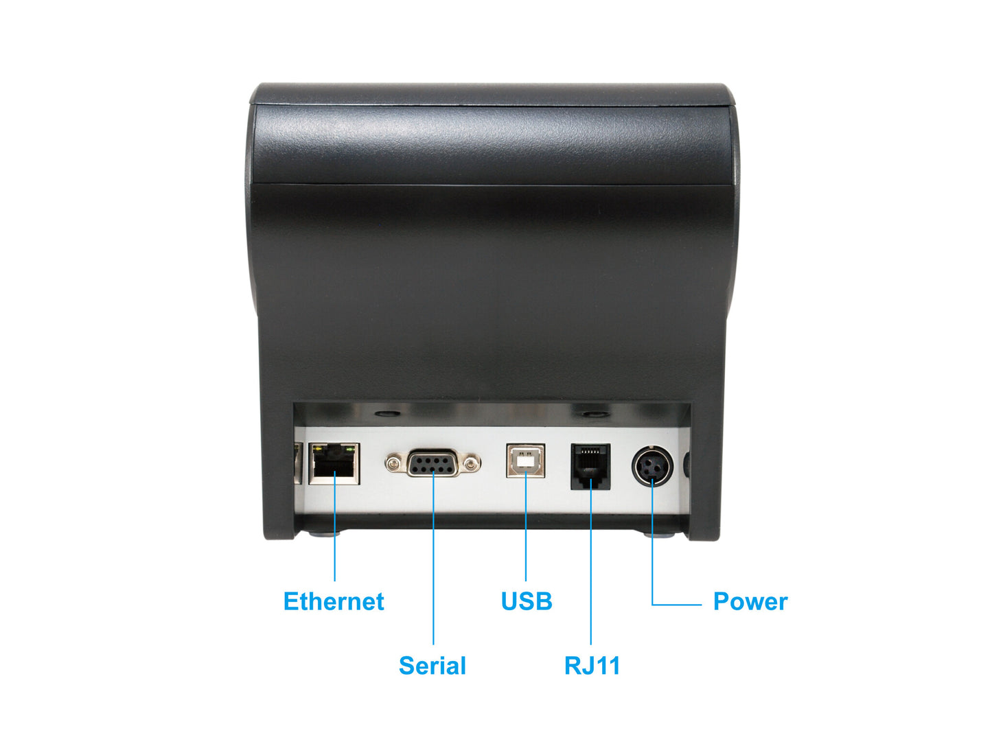 Equip 58/80mm Thermal POS Receipt Printer with Auto Cutter, USB/Ethernet/Serial/Cash Drawer connection