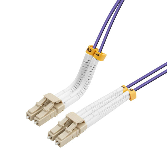 Lanview LVO2318005-FLEX InfiniBand/fibre optic cable 0.5 m LC LC/LC Purple