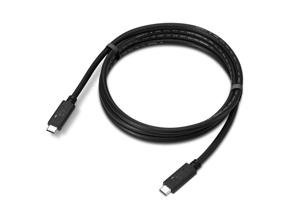Lenovo 4X91U92143 USB cable USB4 Gen 2x2 1.5 m USB C 20 Gbit/s Black