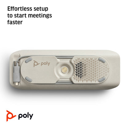 Poly Sync 40+ Microsoft Teams Certified USB-A USB-C Speakerphone +BT700 USB-A Adapter