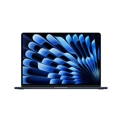 Apple MacBook Air 15-inch : M5 chip with 10‑core CPU and 10‑core GPU, 16GB, 512GB SSD - Midnight