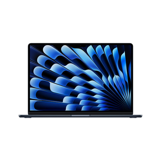 Apple MacBook Air 15-inch : M5 chip with 10‑core CPU and 10‑core GPU, 16GB, 512GB SSD - Midnight