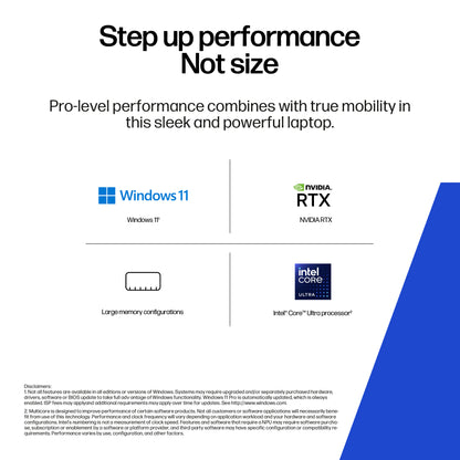 HP ZBook 8 G1i Data Science Intel Core Ultra 7 255H Mobile workstation 35.6 cm (14") WUXGA 32 GB DDR5-SDRAM 1 TB SSD NVIDIA RTX 500 Ada Wi-Fi 7 (802.11be) Windows 11 Pro AI Workstation, AI PC Silver