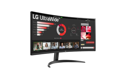 LG 34WR50QC-B computer monitor 86.4 cm (34") 3440 x 1440 pixels Quad HD LCD Black