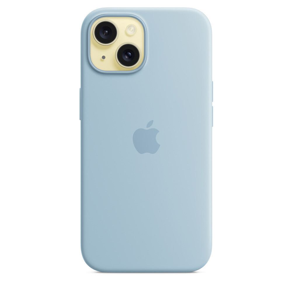 Apple iPhone 15 Silicone Case with MagSafe - Light Blue