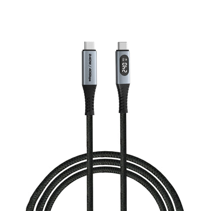 Verbatim Sync & Charge USB C to USB C 240W 40 Gbps Display 120 cm