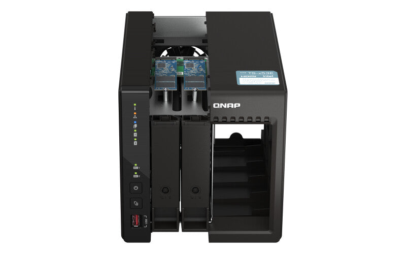 QNAP TS-253E NAS Tower Intel® Celeron® J6412 8 GB 8 TB HDD QNAP QTS Black