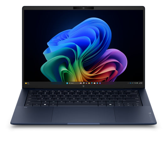 HP EliteBook X G2q 14 inch Notebook Next Gen AI PC Wolf Pro Security Edition Copilot+ PC Laptop 35.6 cm (14") 3K 32 GB LPDDR5x-SDRAM 512 GB SSD Wi-Fi 7 (802.11be) Windows 11 Pro Blue