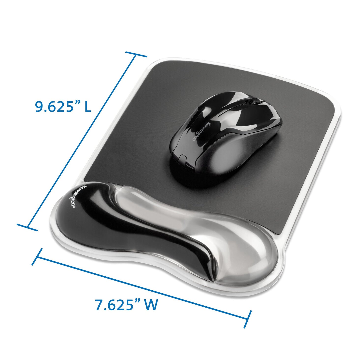 Kensington Duo Gel Mouse Pad Light Smoke/Dark Smoke