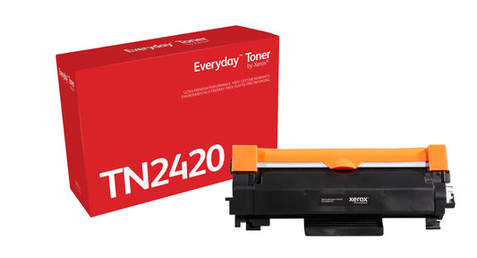 Everyday™ Mono Toner by Xerox compatible with Brother TN2420, High capacity