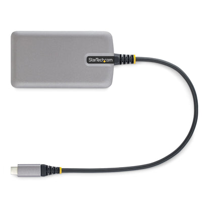 StarTech.com 4-Port USB-C Hub - 5Gbps - Bus Powered - USB C to 4x USB-A Hub w/ Optional Auxiliary Power Input - Portable Desktop/Laptop USB Hub - 1ft (30cm) Cable - USB Expansion Hub
