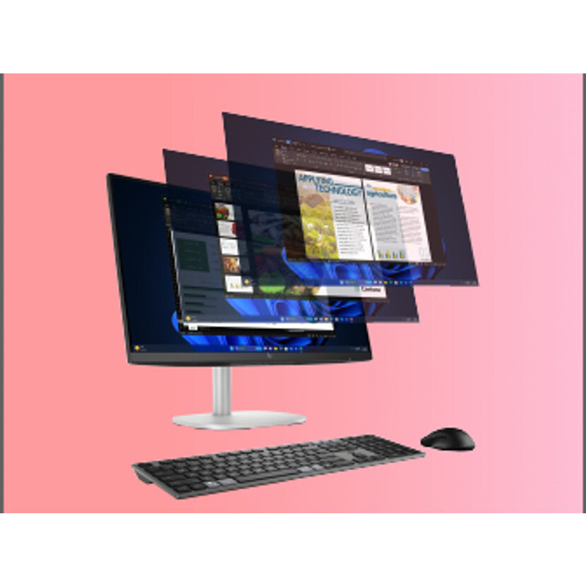 HP EliteStudio 8 All-in-One G1i 23.8 inch Desktop AI PC Intel Core Ultra 7 60.5 cm (23.8") 1920 x 1080 pixels 24 GB DDR5-SDRAM Windows 11 Pro Wi-Fi 7 (802.11be) Silver