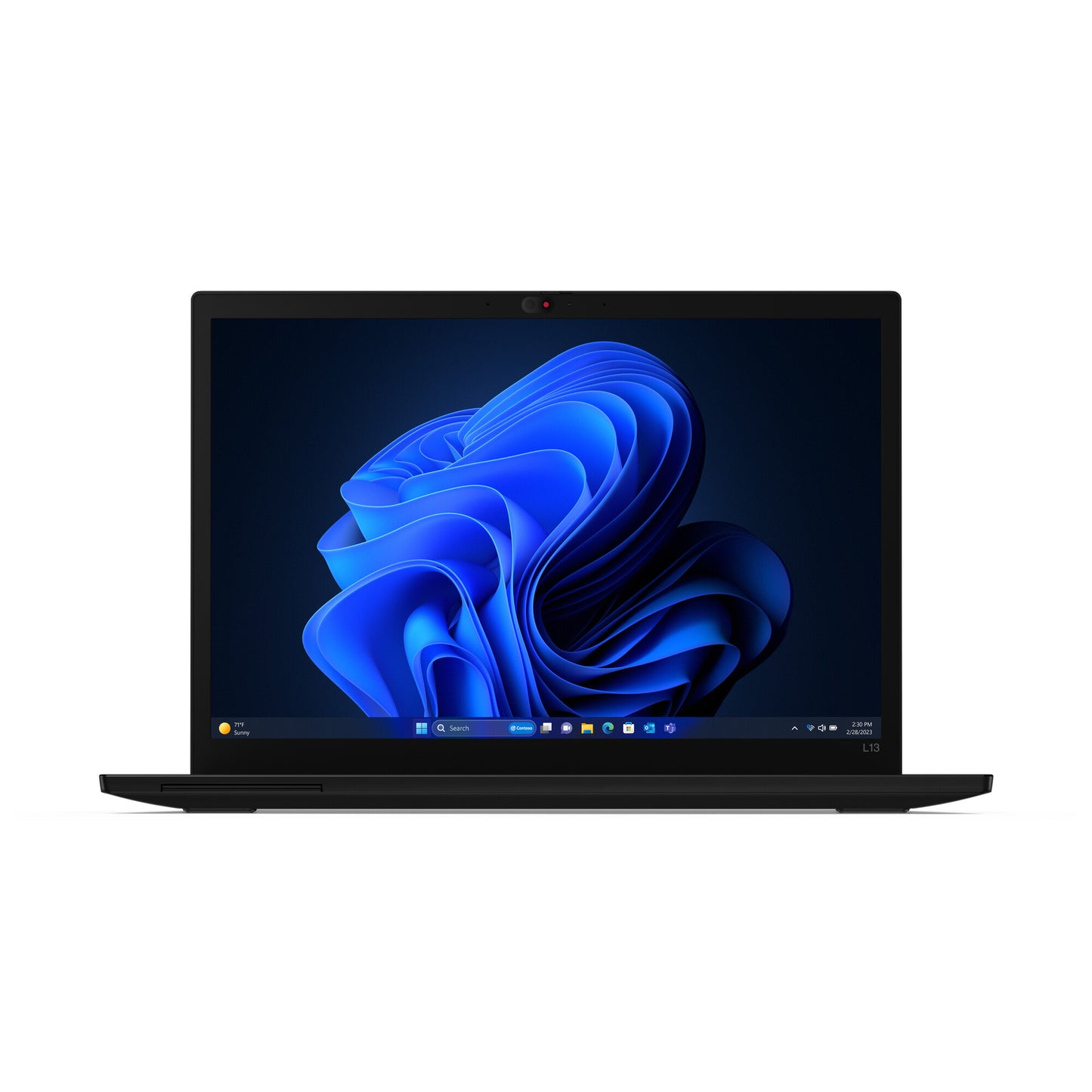 Lenovo ThinkPad L13 Gen 5 (Intel) Intel Core Ultra 5 125U Laptop 33.8 cm (13.3") WUXGA 16 GB LPDDR5-SDRAM 256 GB SSD Wi-Fi 6E (802.11ax) Windows 11 Pro UK English Black
