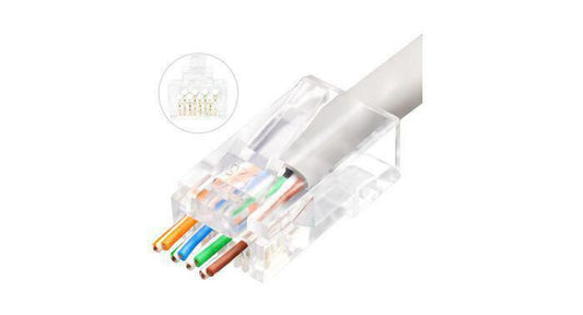 Lanview LVN125306 wire connector RJ45 Transparent