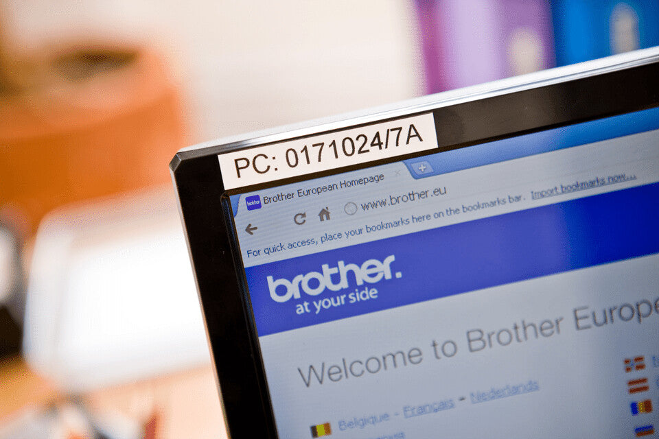 Brother TZE231S2 label-making tape Black on white TZe