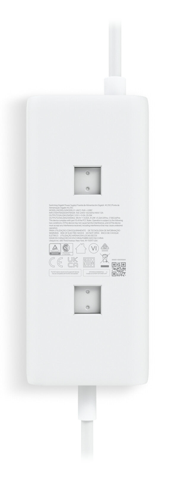 Ubiquiti UACC-POE+-USBC-EU PoE adapter 10 Gigabit Ethernet 48 V