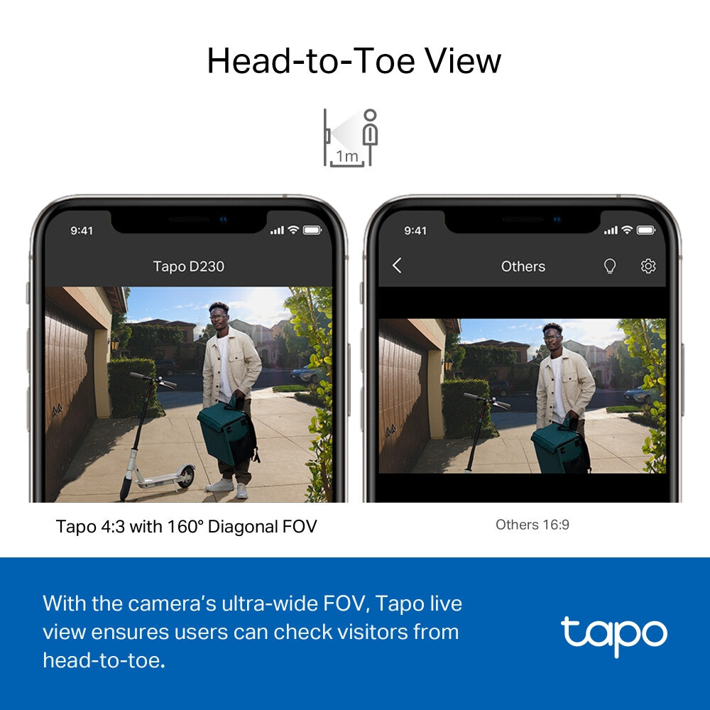 TP-Link Tapo Smart Video Doorbell Camera Kit