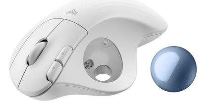 Logitech ERGO M575S mouse Office Right-hand Bluetooth Trackball 2000 DPI