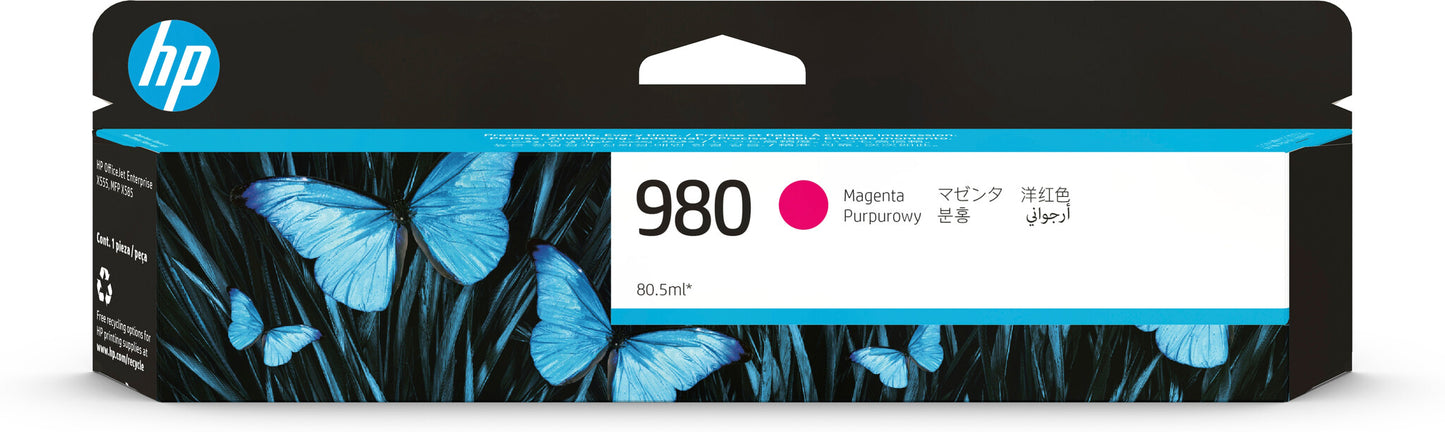 HP 980 Magenta Original Ink Cartridge