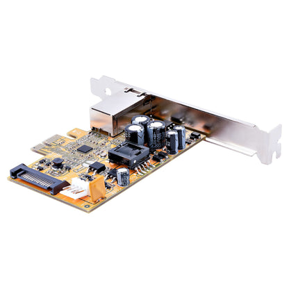 StarTech.com 1 Port 2.5Gbps PoE Network Card, PCIe Ethernet Card w/RJ45, 30W 802.3at PoE NIC for Desktops/Servers, Network PoE LAN Adapter w/Low-Profile Bracket, NBaseT, Windows/Linux