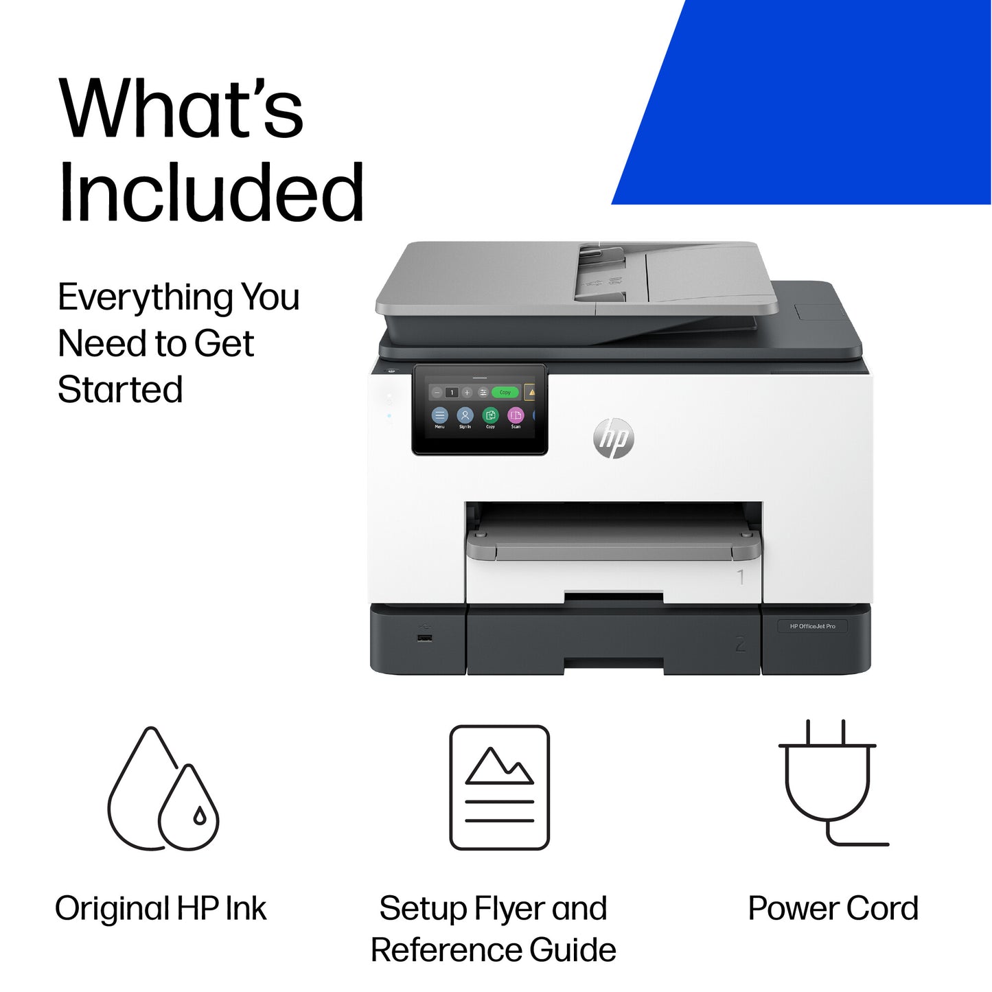 HP OfficeJet Pro 9135e Wireless All-in-One Color Printer, Instant Ink; Two-sided printing