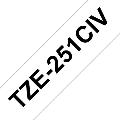 Brother TZE251CIV label-making tape TZ