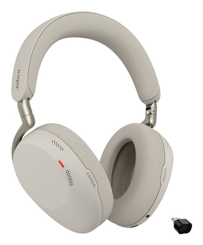 Jabra Evolve3 85 MS + Link 390c Headset Wireless Head-band Calls/Music USB Type-C Bluetooth Grey