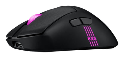 ASUS ROG Keris II Origin BLK mouse Gaming Right-hand RF Wireless + Bluetooth + USB Type-A Optical 42000 DPI