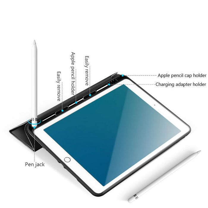 eSTUFF ES682081-BULK tablet case Folio Black