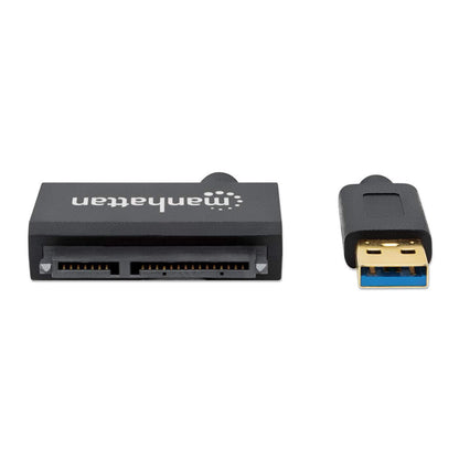 Manhattan USB-A to SATA 2.5" Adapter Cable, 42cm, Male to Male, 5 Gbps (USB 3.2 Gen1 aka USB 3.0), Supports 48-bit LBA, SuperSpeed USB, Three Year Warranty