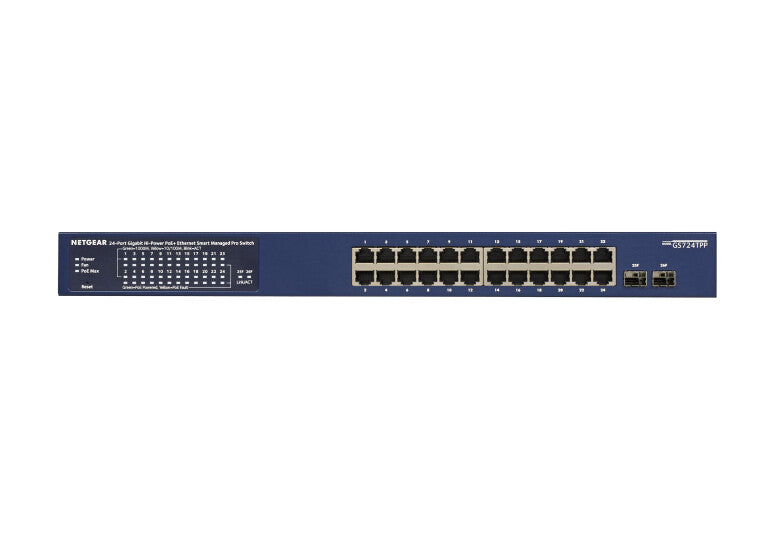 NETGEAR GS724TP Managed L2/L3/L4 Gigabit Ethernet (10/100/1000) Power over Ethernet (PoE) Blue
