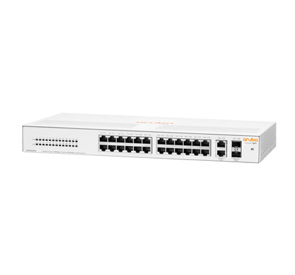 HPE Aruba Networking Aruba Instant On 1430 26G 2SFP Unmanaged L2 Gigabit Ethernet (10/100/1000) 1U White
