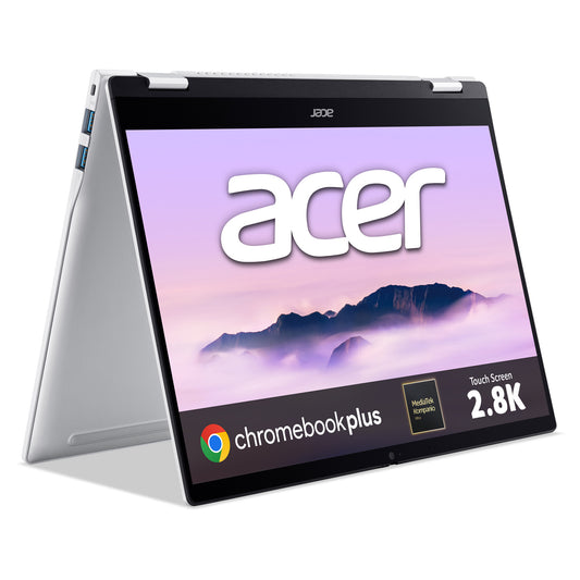 Acer Chromebook Enterprise 514 Plus Spin 514 convertible (CPE594-2N) - MediaTek Kompanio Ultra 910, 16GB RAM, 256GB, 14" 2.8K touchscreen, Chrome OS