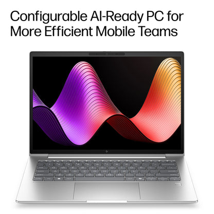 HP EliteBook 6 G2i 14 inch Notebook AI PC Intel Core 5 320 Laptop 35.6 cm (14") WUXGA 16 GB DDR5-SDRAM 512 GB SSD Wi-Fi 7 (802.11be) Windows 11 Pro Silver